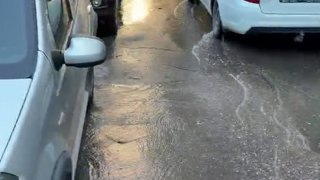 В Юбилейном коммунальный ручей испортил школьникам первый учебный день