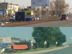 В Энгельсском районе с начала года снесли 415 незаконных ларьков и билбордов