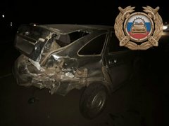 Приора столкнулась с Грантой и сбила женщину