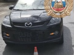 Приора столкнулась с Грантой и сбила женщину