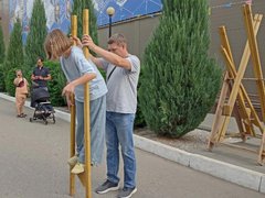 На саратовском фестивале Укек рассказывают о средневековых пытках и дерутся на мечах