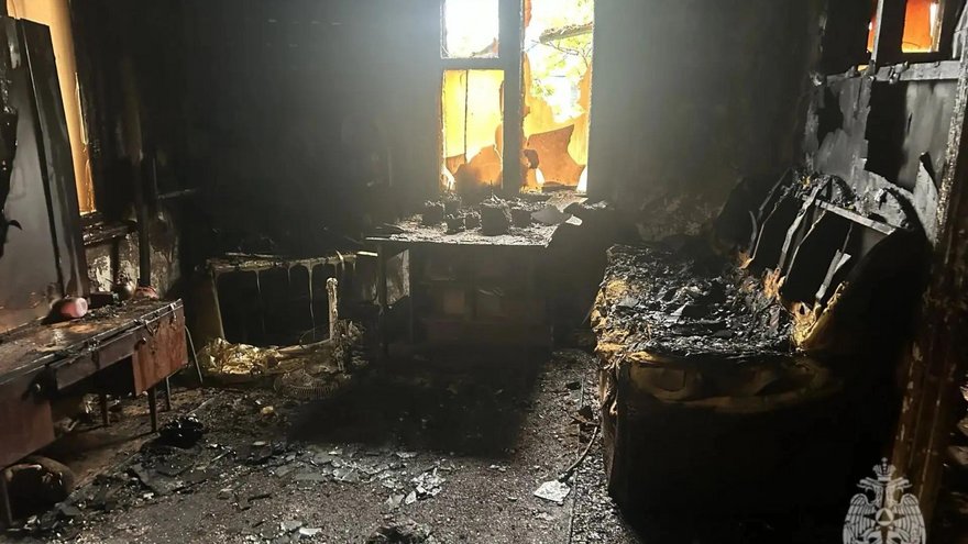 Под Ершовом на пожаре обгорел сельчанин
