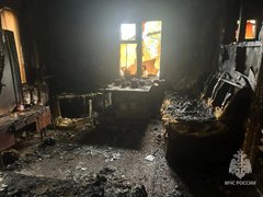 Под Ершовом на пожаре обгорел сельчанин