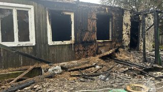 Под Ершовом на пожаре обгорел сельчанин