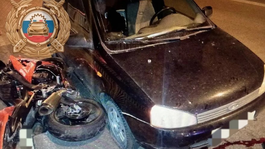 В полночь на мосту Саратов-Энгельс разбились мотоциклист и его пассажирка
