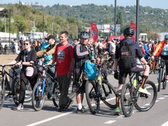 На велопараде в Саратове заметили Человека-паука и магистра Йоду