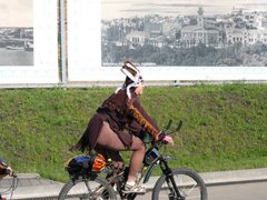 На велопараде в Саратове заметили Человека-паука и магистра Йоду