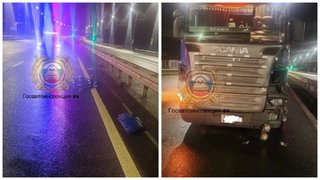 Грузовик задавил мужчину на выезде из Саратова