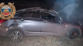 В Саратовской области в двух перевернувшихся машинах разбились люди