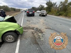 На трассе в левобережье разбился водитель легковушки