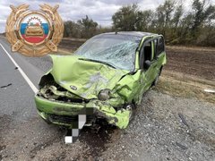 На трассе в левобережье разбился водитель легковушки