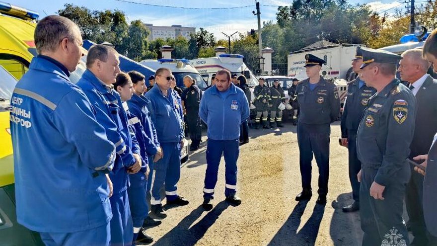 В Саратовской области три дня отрабатывали защиту жилых домов, заводов и сельхозживотных