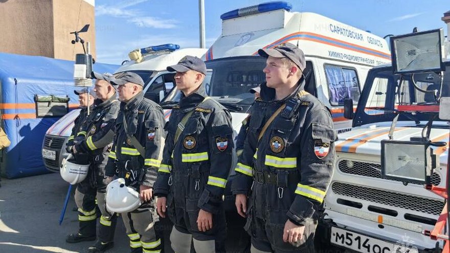 В Саратовской области три дня отрабатывали защиту жилых домов, заводов и сельхозживотных