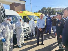 В Саратовской области три дня отрабатывали защиту жилых домов, заводов и сельхозживотных