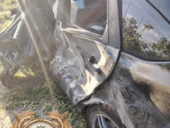 В Саратовской области легковушка сбила фуру с трассы