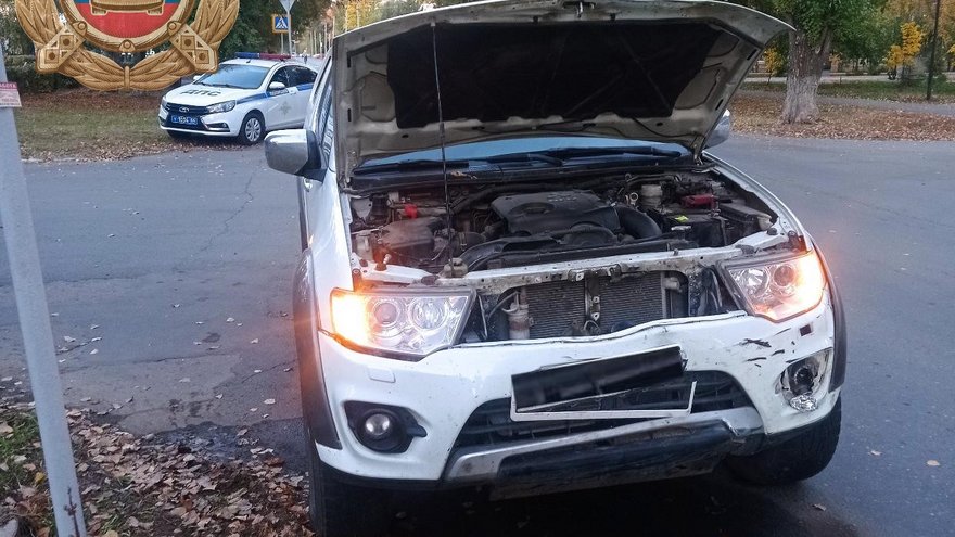 В Балакове Haval опрокинулся после столкновения с Mitsubishi