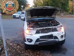 В Балакове Haval опрокинулся после столкновения с Mitsubishi