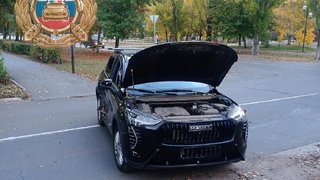 В Балакове Haval опрокинулся после столкновения с Mitsubishi