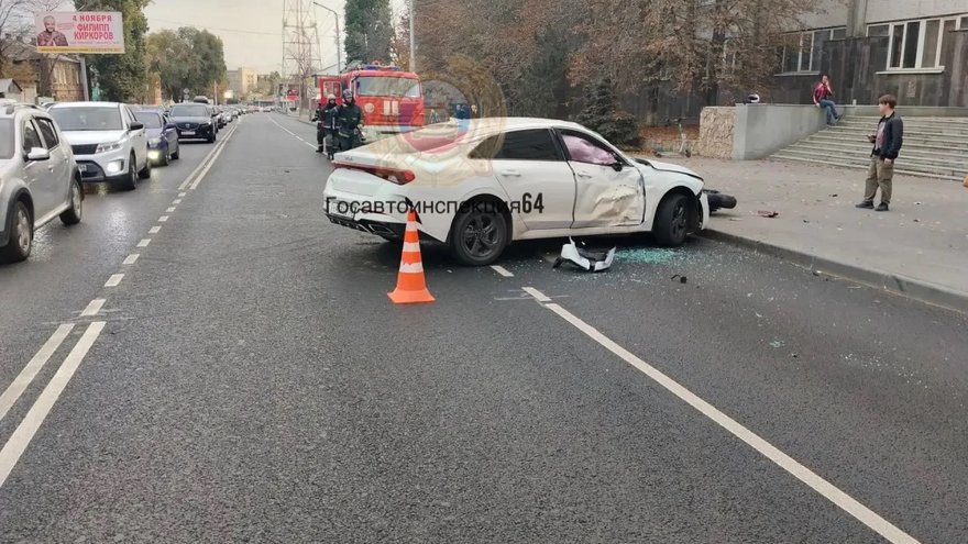 В Саратове в ДТП погиб мотоциклист
