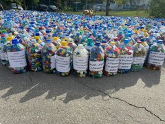 Жители Саратовской области собрали 8 млн пластиковых крышек