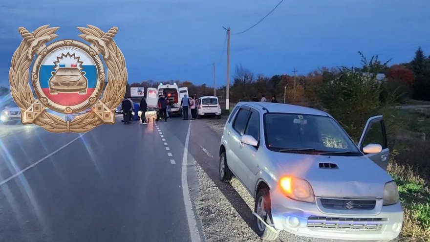 В Саратовской области мотоциклист попал в больницу