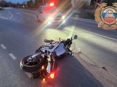 В Саратовской области мотоциклист попал в больницу