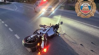 В Саратовской области мотоциклист попал в больницу