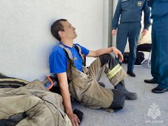 Саратовский пожарный забежал на 22-й этаж за 2 минуты