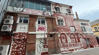 На здании бывшего кинотеатра Пионер в Саратове появился мурал