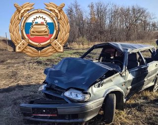 Водитель разбился насмерть в перевернувшейся машине