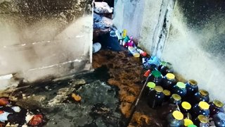 В Саратовской области двое мужчин едва не погибли на пожаре