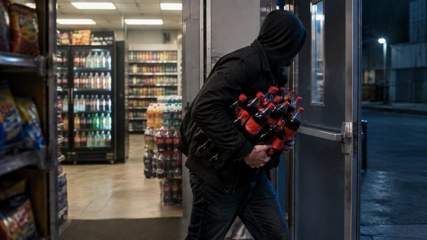В Саратове мужчину наказали за кражу 25 бутылок газировки