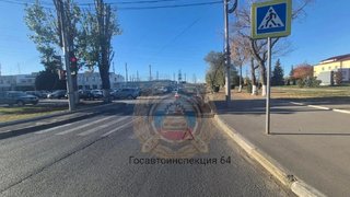 В Саратове пешеход попал под колеса Nissan