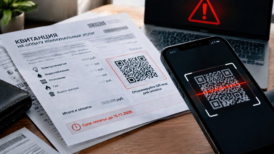 Мошенники рассылают россиянам фальшивые квитанции с QR-кодами