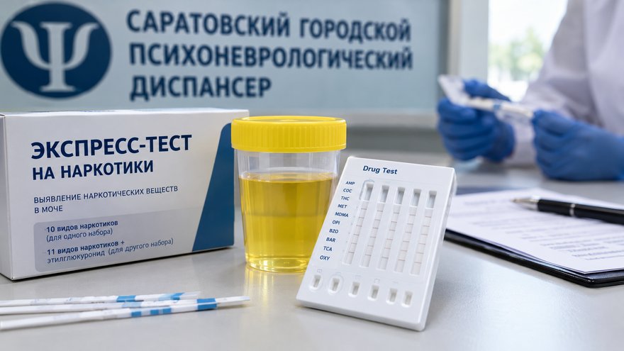 Саратовский диспансер потратит почти 16 млн рублей на экспресс-тесты на наркотики