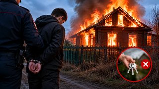 Покупатель сжег дом после отказа хозяйки снизить цену